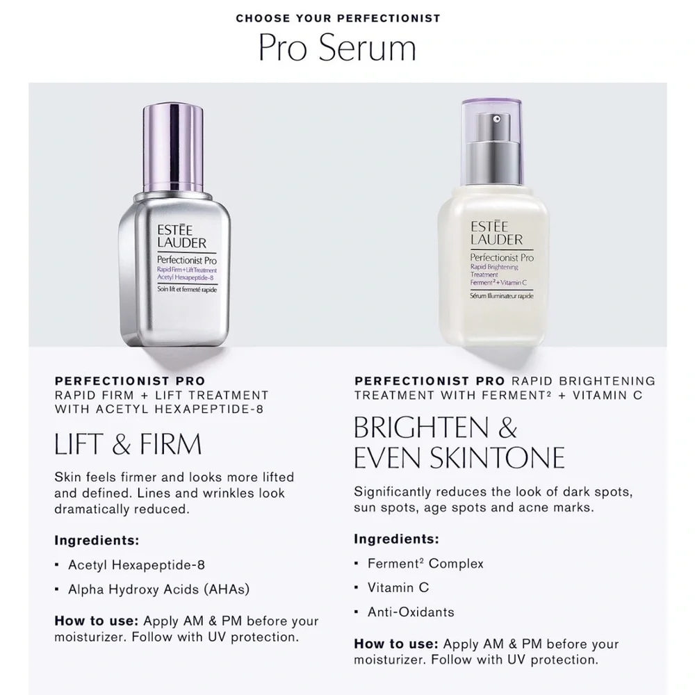 ESTEE LAUDER Perfectionist Pro Rapid Brightening Serum Ferment + Vitamin C 1.7oz